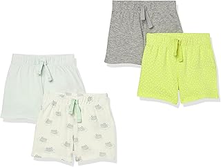 Amazon Essentials Baby,Clothing,Baby Boys 0-24m,Shorts Amazon Essentials Toddlers and Baby Boys' Cotton Pull-On Shorts, Multipacks