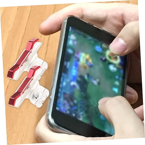 Miniatura 4 de KESYOO 2 Pares Comiendo Pollo Artefacto Mango Soporte de juego disparadores para teléfono artículos gratis teléfono móvil juego disparadores