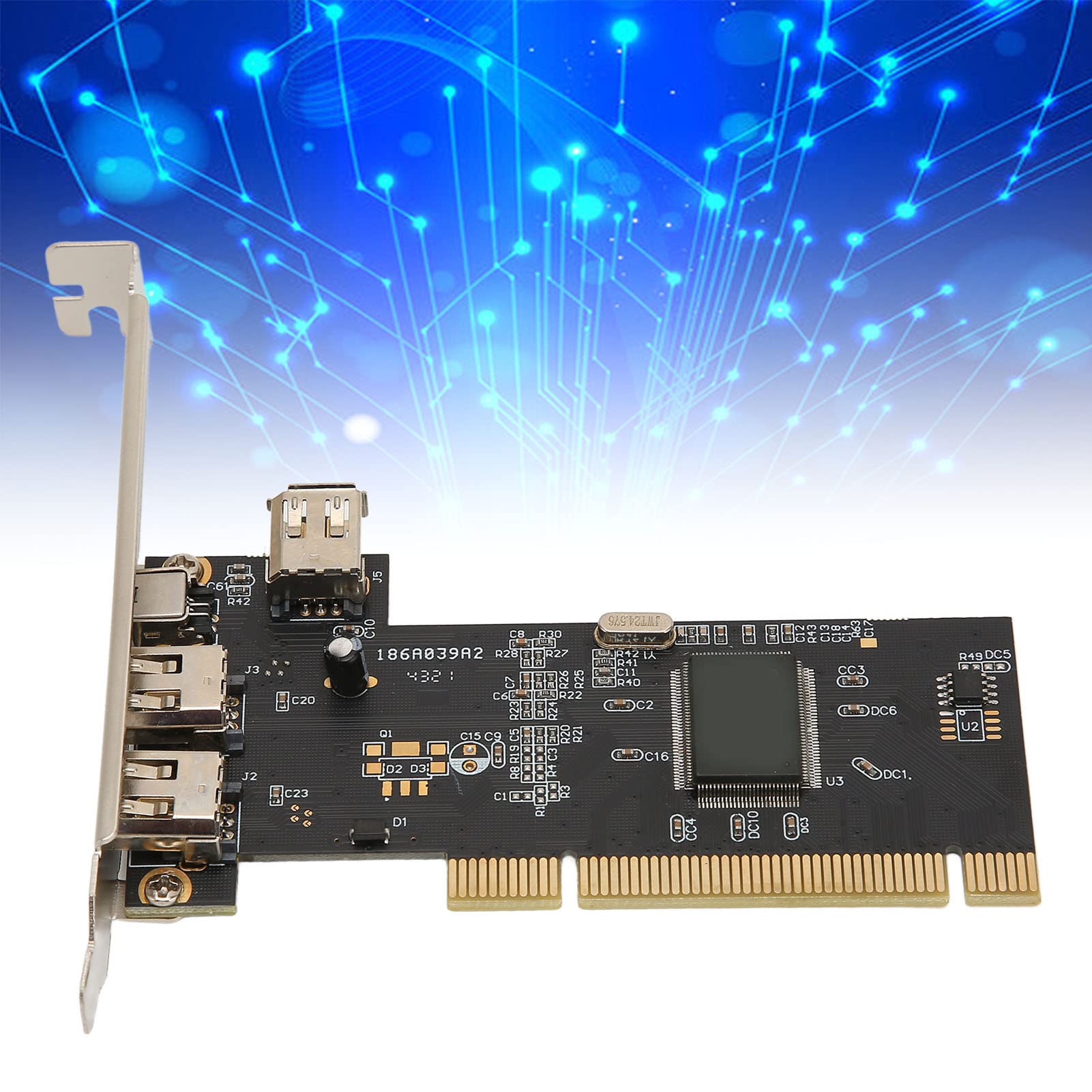 Tarjeta Firewire 1394 PCI Express, Tasa de Transferencia de Datos de 400 200 100 MBps, 7 Puertos Que Cumplen con La Especificación IEEE 1394 Openhci, Enlace Dúplex Completo para Escritorio DV