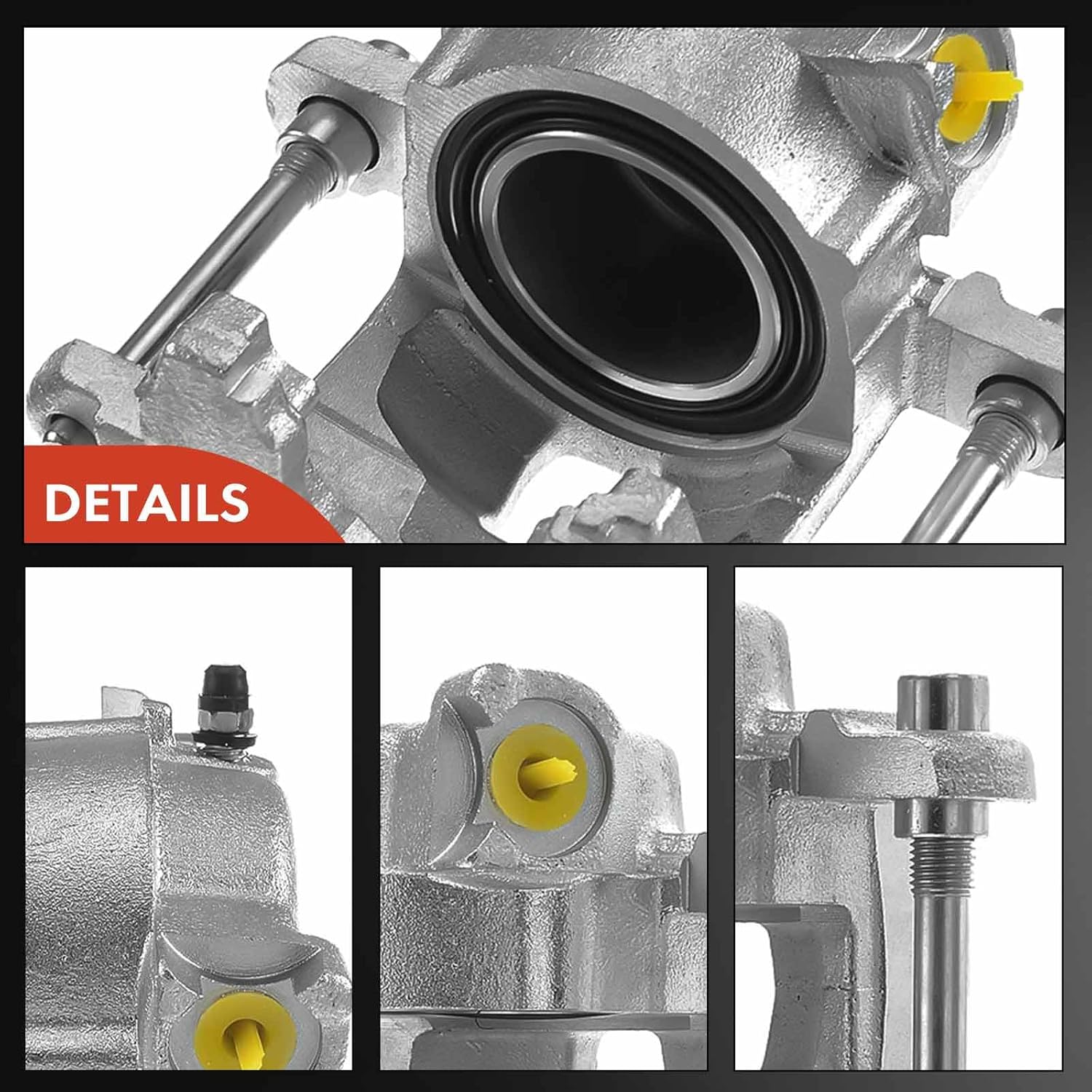 A-Premium Disc Brake Caliper Assembly Compatible with Chevy, GMC, Buick, Avanti, Isuzu, Oldsmobile and Pontiac Models - S10 Blazer, Malibu, Camaro, S15 Jimmy, Sonoma, Regal - RWD - Front Passenger