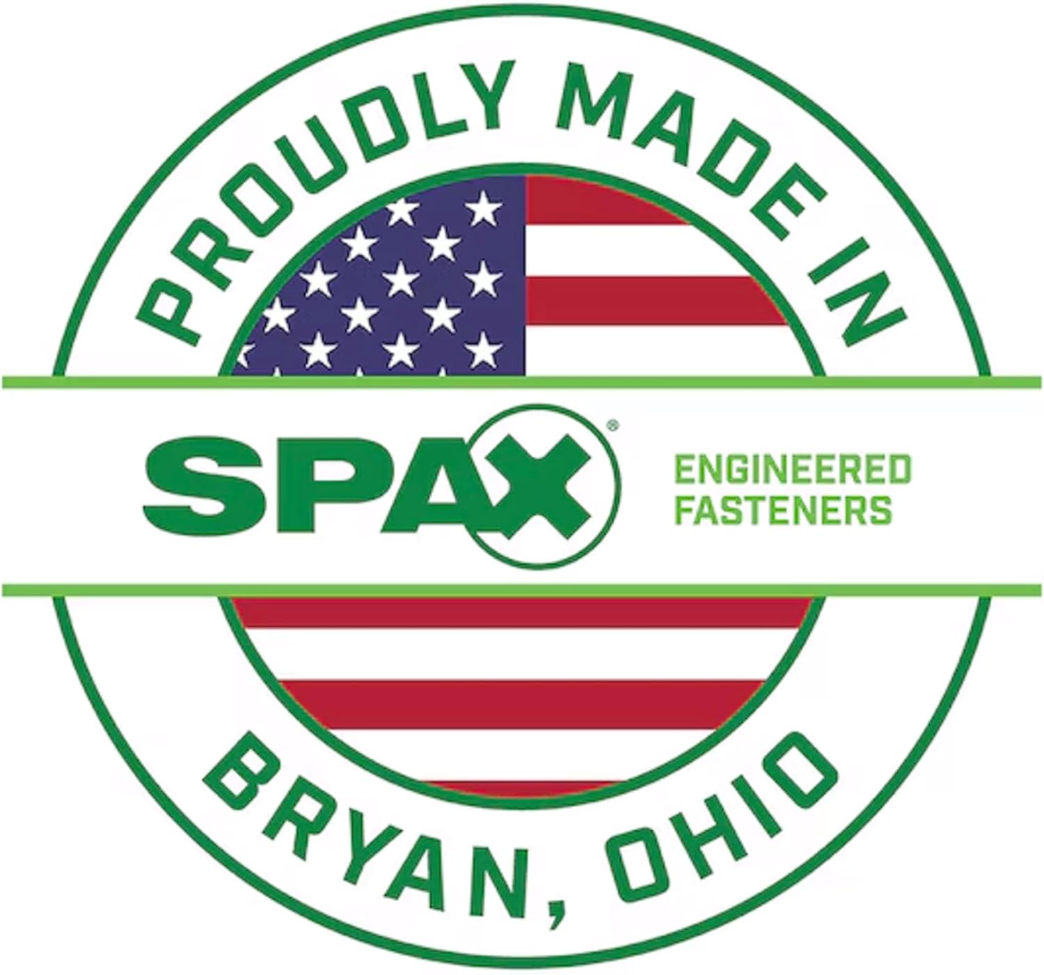 SPAX #8 x 1-1/2" Exterior Wafer Head Wood Screws Construction Torx T-Star Plus (2500 EA) Bulk Pail Includes 4 Bits Rust Resistant