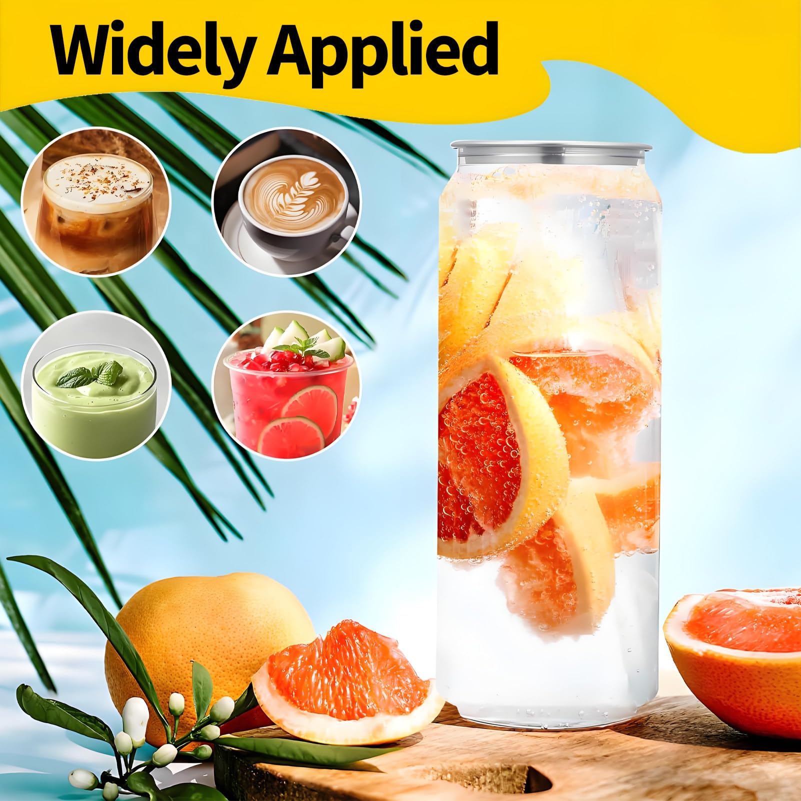 Opakowanie 200 jednorazowych butelek na soki, 200/330/400/500/700 ml, plastikowe butelki PET z nakrętkami, do koktajli, smoothie i napojów, przezroczyste pojemniki na napoje. 200one-330ml