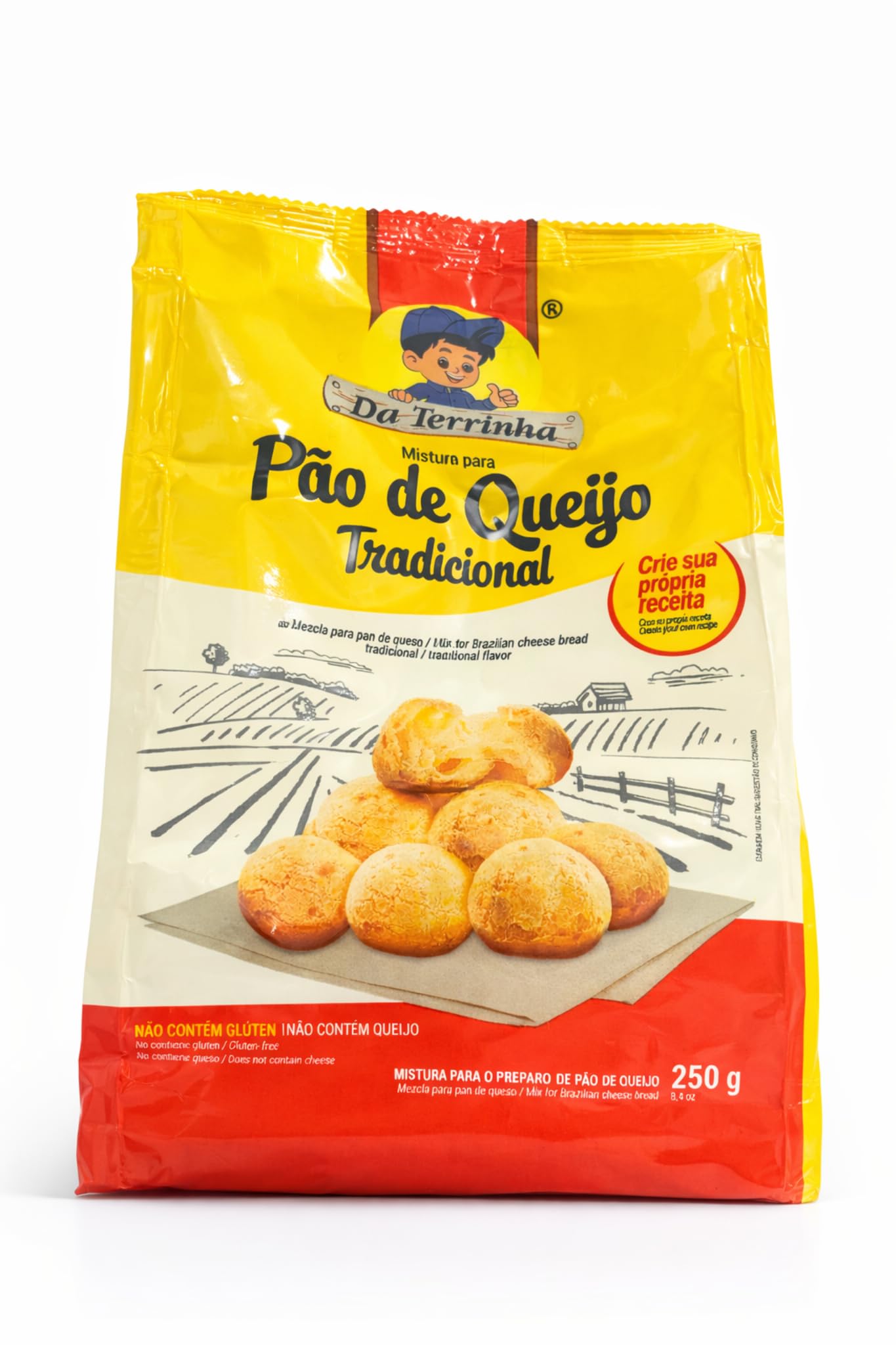 Wondermarket. Pack de 2 Da Terrinha Mezcla de pan de queso tradicional brasileño