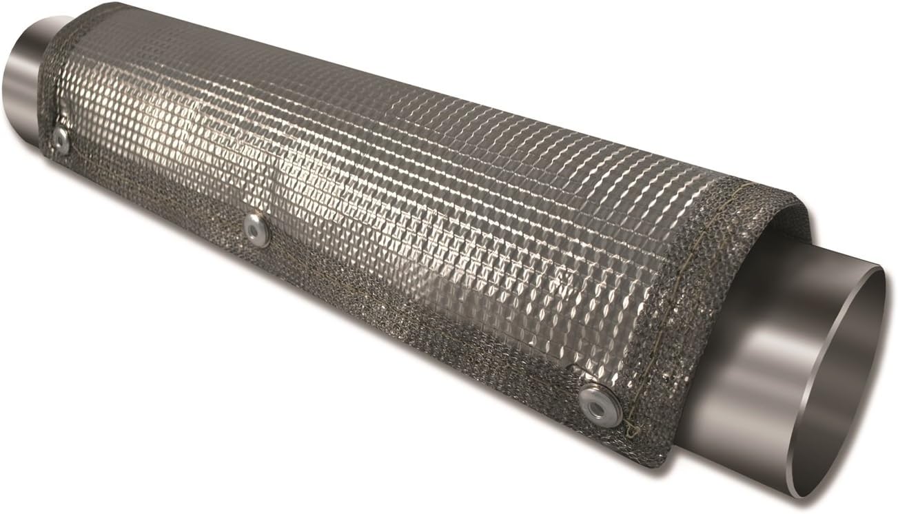 Thermo-Tec 11675 6" x 1' Stainless Steel Pipe Heat Shield