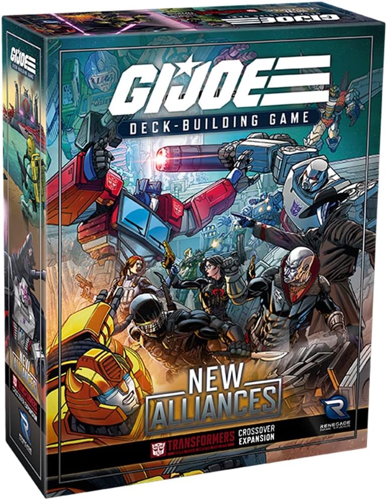 Renegade Game Studios G.I. Joe Deck-Building Game: New Alliances - A Transformers Crossover Expansion, Cooperative Deck-Building Game, Take On The Role of A Pony, Ages 14+, 1-4 Players, 30-70 Min