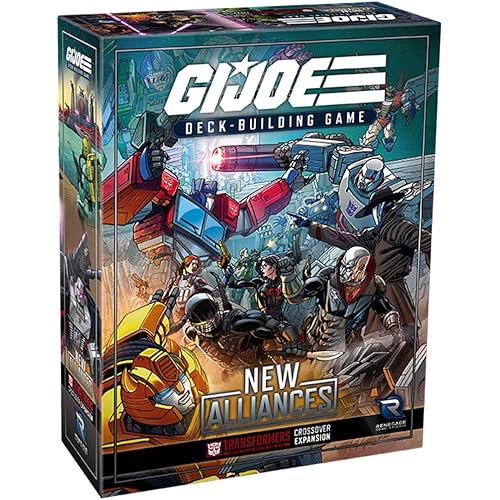 Renegade Game Studios G.I. Joe Deck-Building Game: New Alliances Transformers Crossover Expansion, 1-4 Players, Ages 14+