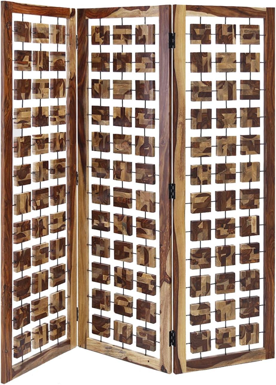 Screen Gems Room Divider, 72 x 66, Brown Home & Kitchen