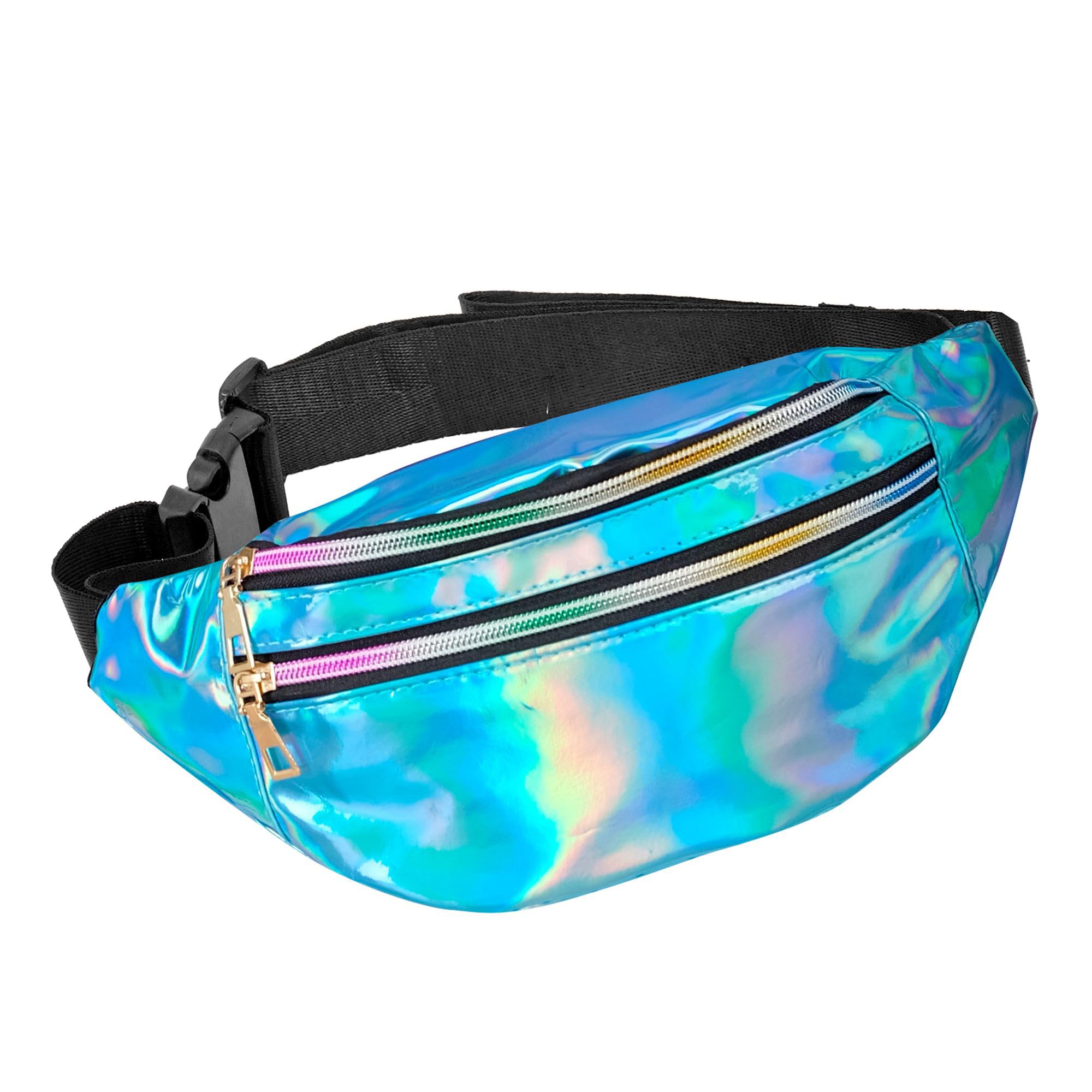 W WIDMANN Milano Party Fashion Unisex's Gürteltasche Waist Pack, Blue, Standard Size