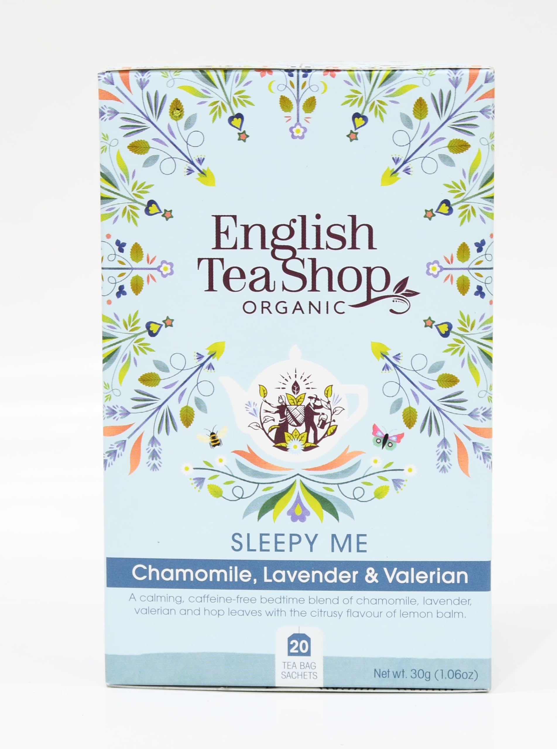 English Tea Shop Organic Sleepy Me - 20 Paper Tea bag sachets, 30 g (Pack of 20)