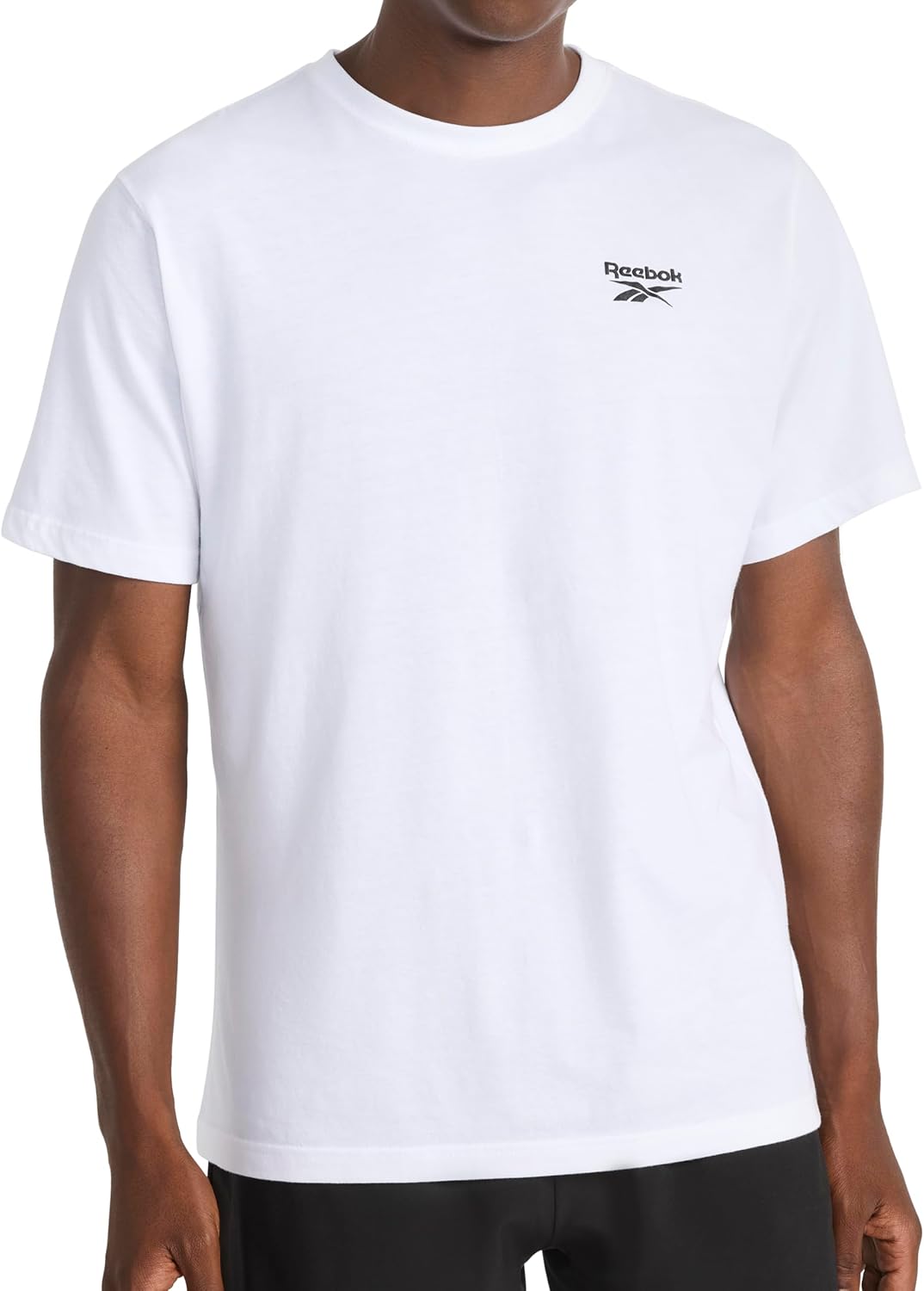 Reebok Mens Phasic Graphic Crewneck T-Shirt, Standard Fit, Lightweight Cotton-Poly Fabric