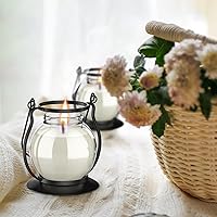 Vista 7 de Velas perfumadas para el hogar, paquete de 3 velas de aromaterapia de linterna retro para el hogar, juego de velas aromáticas de lavanda, velas