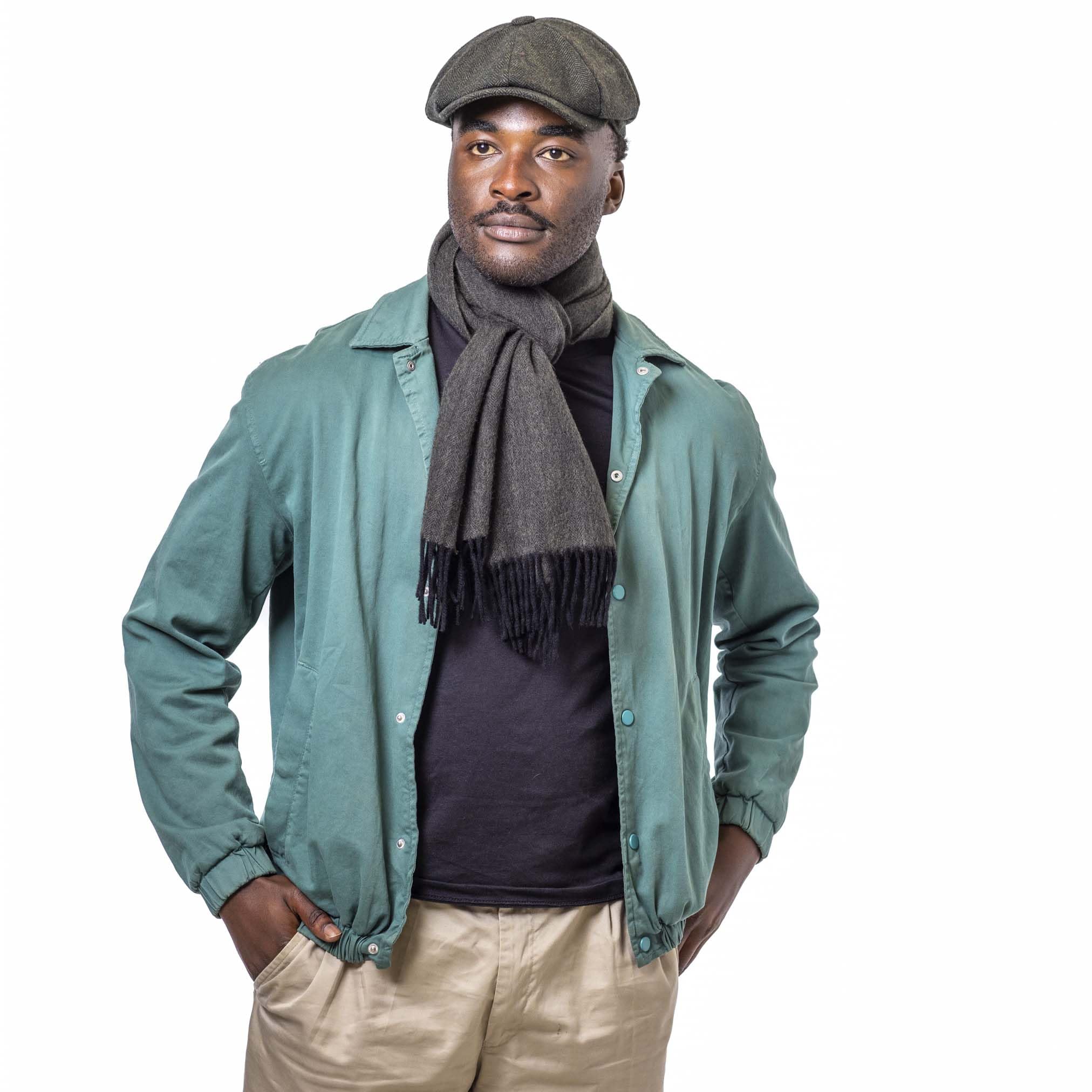 Heritage Traditions Tweed Newsboy Cap One Size Green Tweed