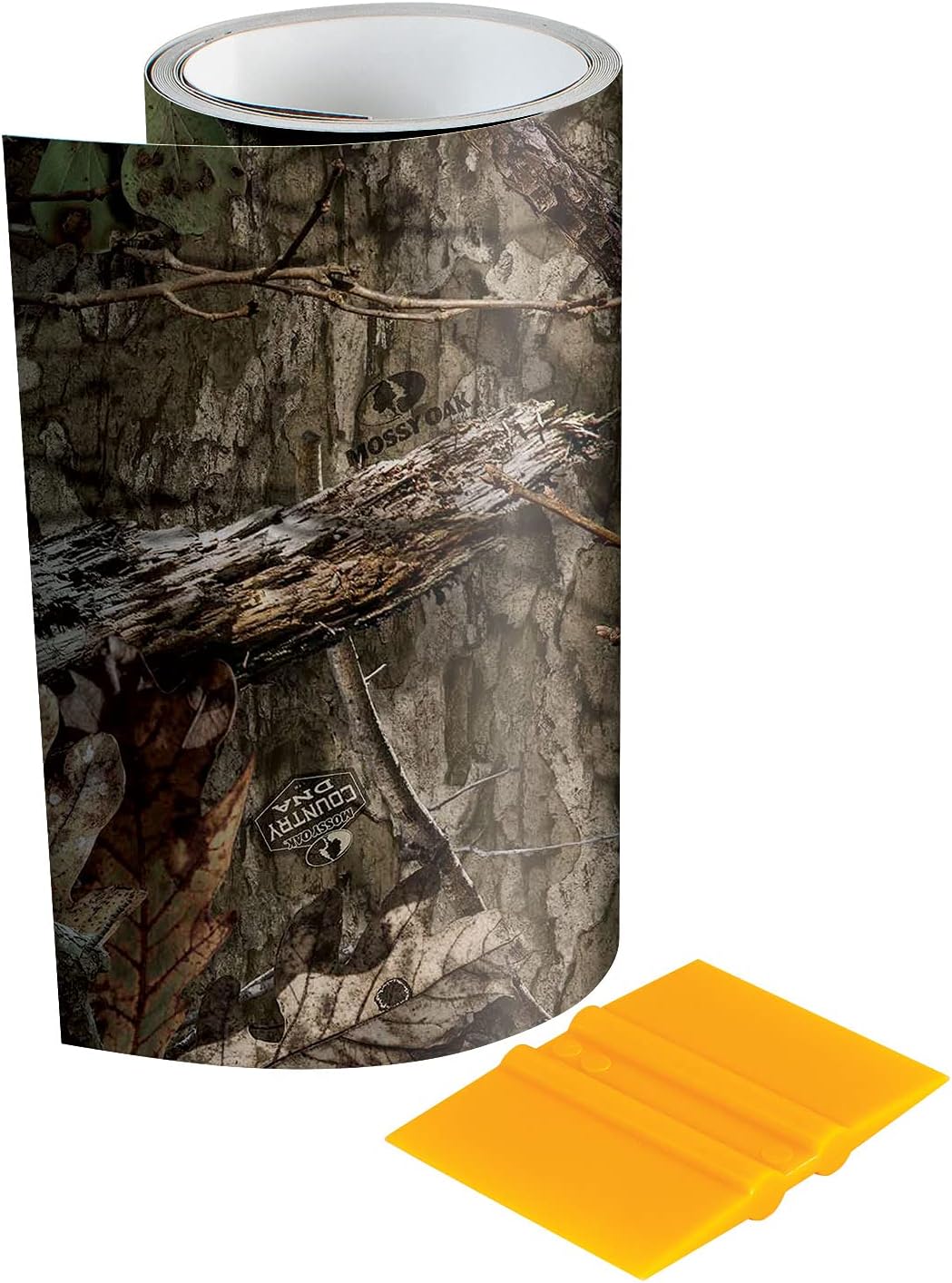Mossy Oak Country DNA Bottomland Camouflage Tape Roll - Camo Vinyl with a Matte Finish - Ideal for Covering Guns, Bows, Cameras, and Other Hunting Accessories