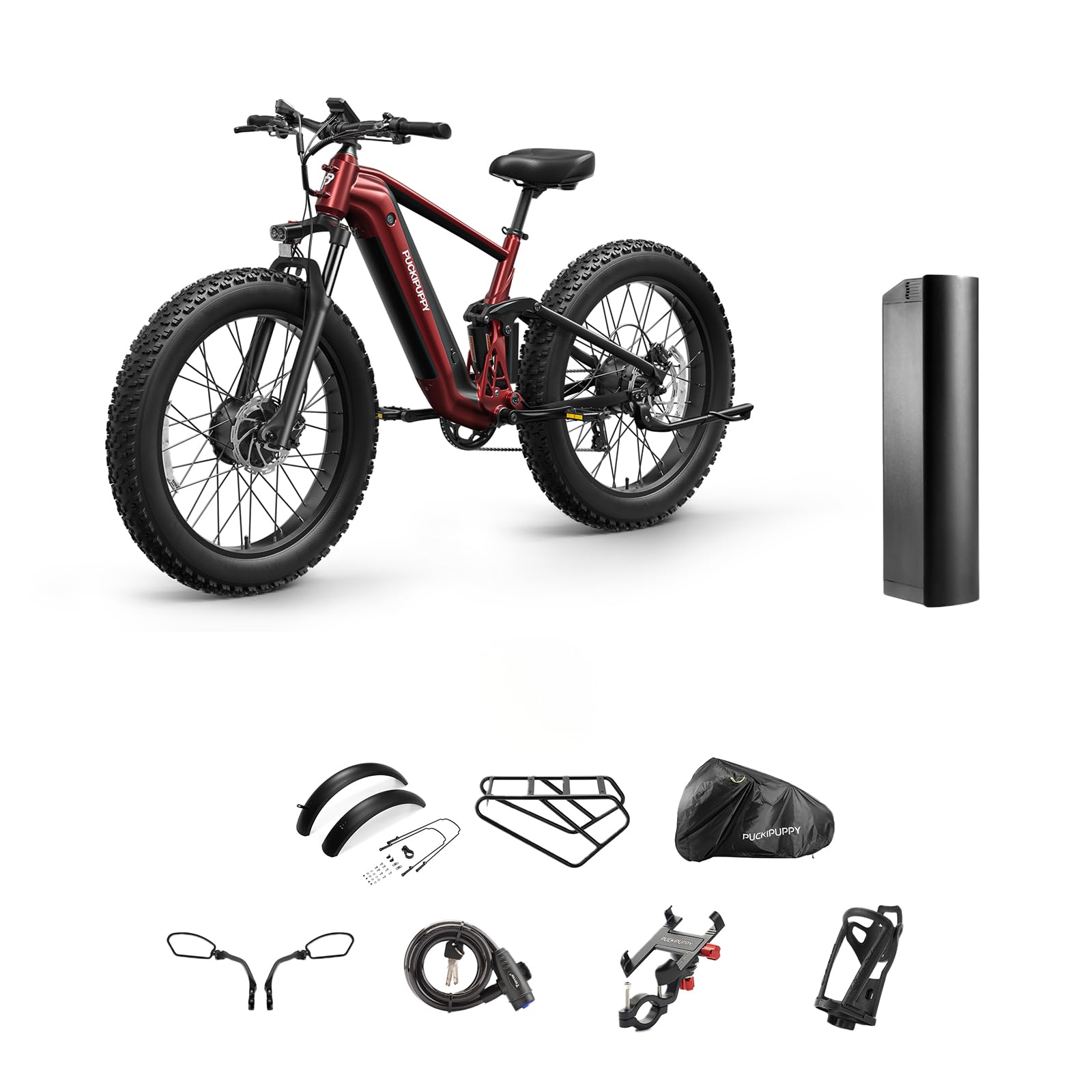 PUCKIPUPPY Golden Retriever Pro Electric Bike