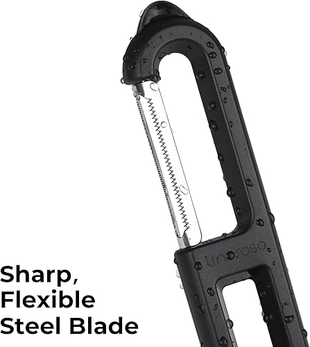 Miniatura 3 de Linoroso Pelador de verduras giratorio clásico - Hoja dentada (negro)