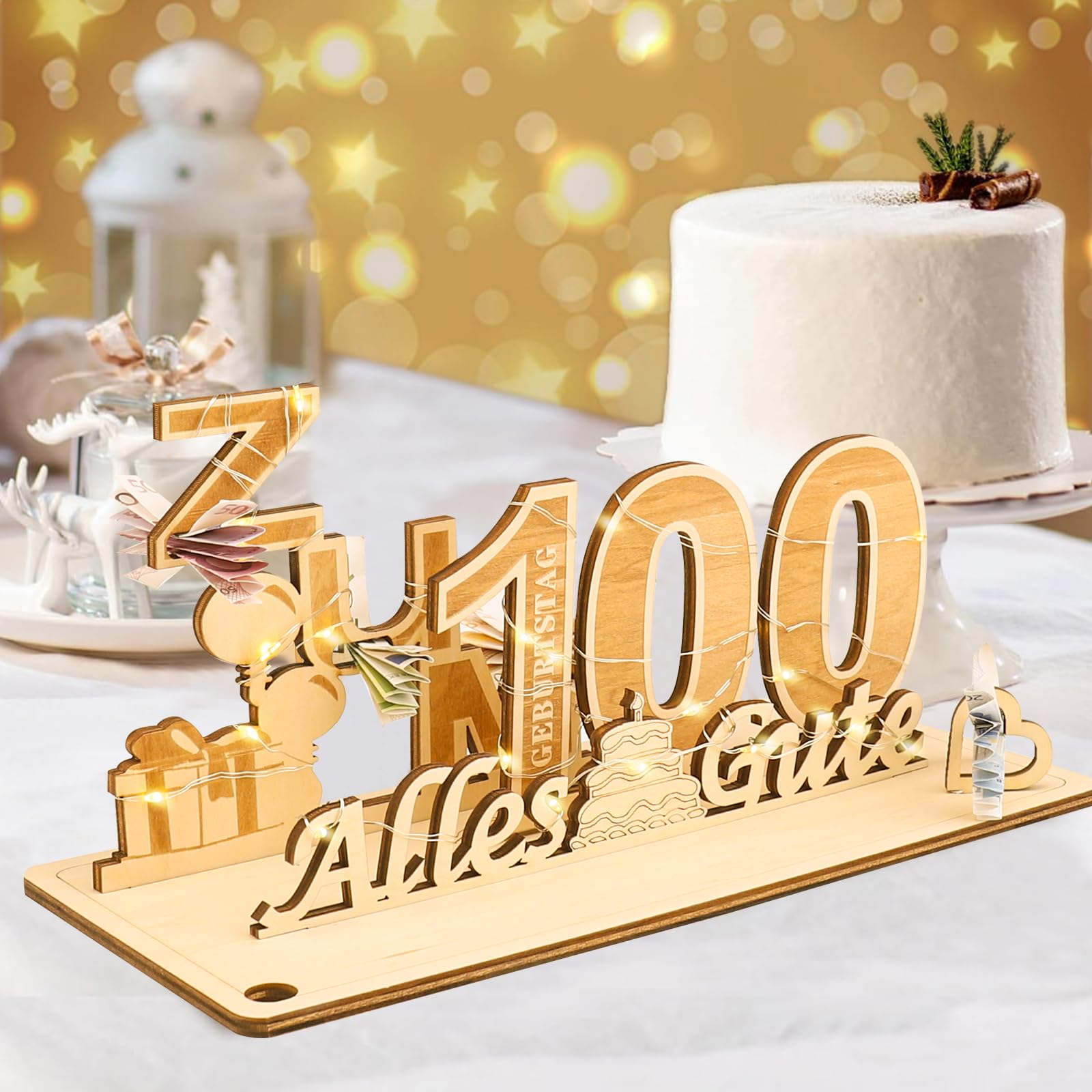 MUCHNEE Personalisierte Fleecedecke Zum 100. Geburtstag – 127x152 Cm, Weich, Waschbar, Geschenk Für Opa & Vater