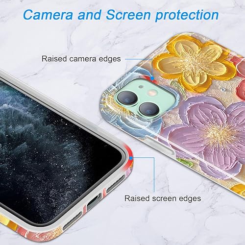 Miniatura 5 de luolnh Funda compatible con iPhone 11, iPhone 11 para mujer, brillante, bonita funda protectora de silicona suave para iPhone 11 (multicolor)