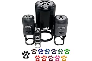 Paw Print with Heart Dog Self-Inking Stamp