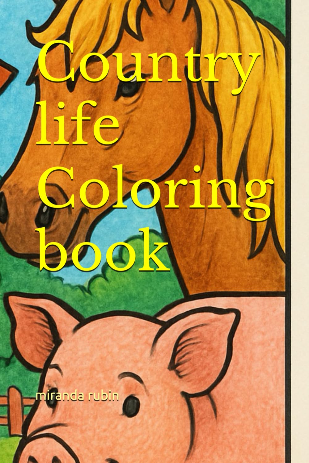Country life Coloring book