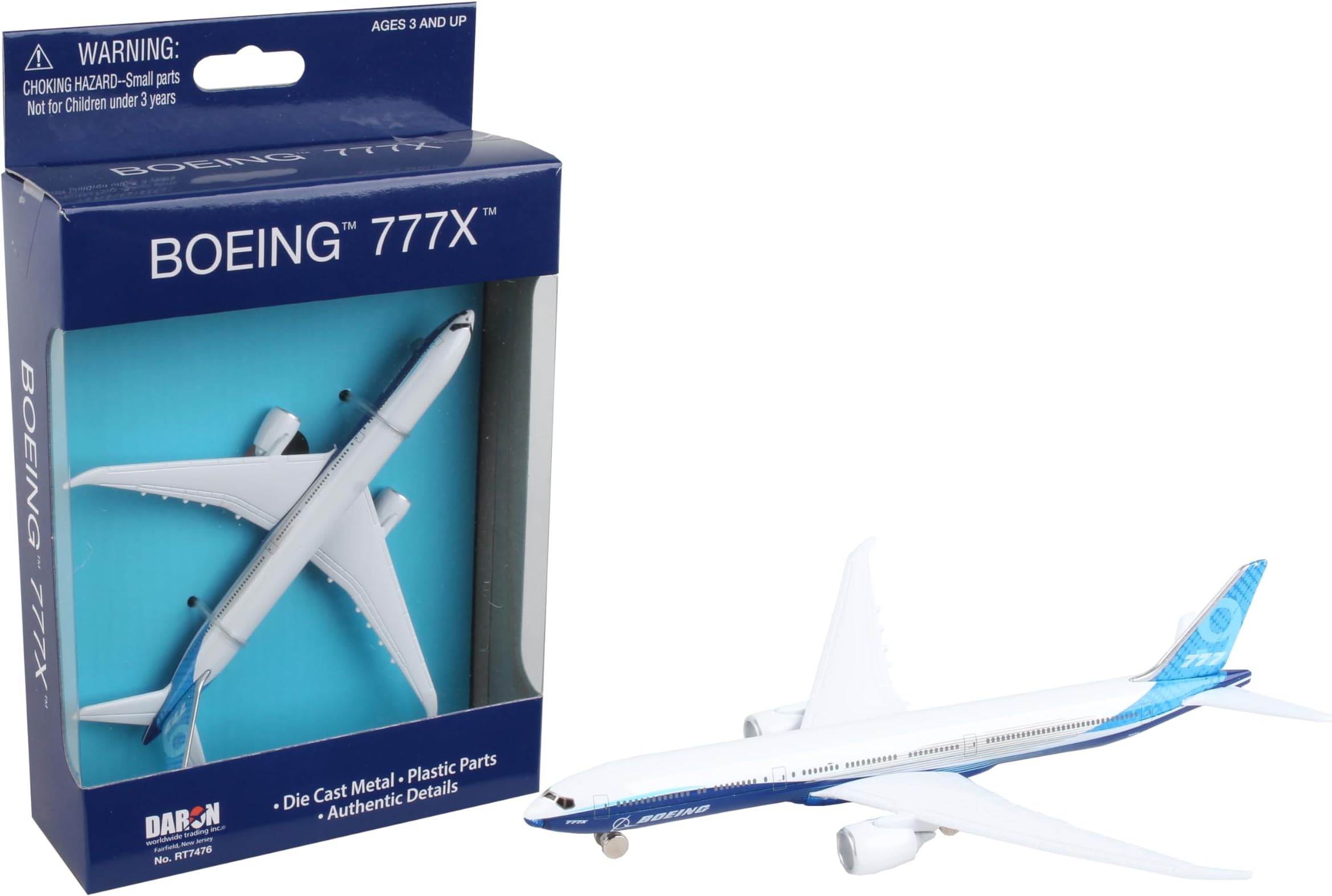 Daron Planes Boeing 777X Single Plane RT7476 , White