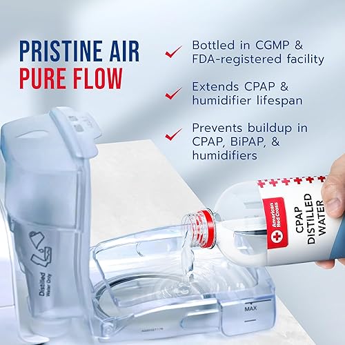 Miniatura 5 de Agua destilada  Paquete de 6 botellas H2O de 20 onzas para máquinas resmed, Respironics, humidificador  Uso múltiple limpio y purificado