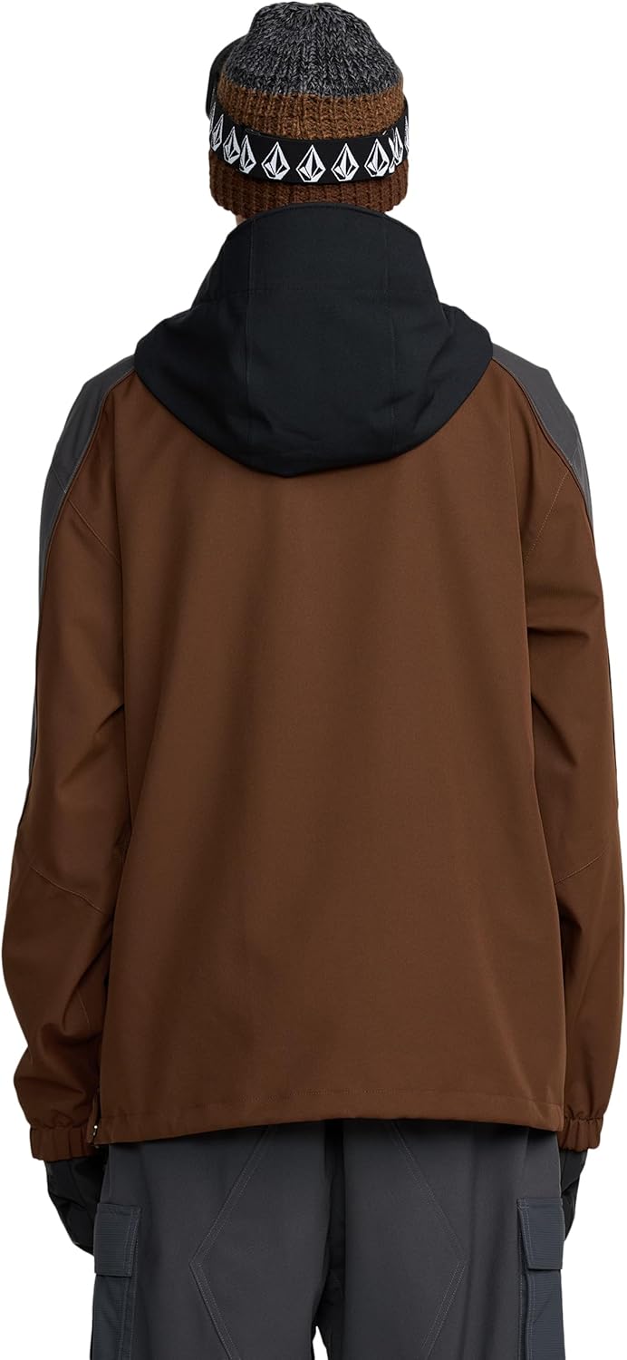 Volcom Men's Brighton Pullover Anarok Hooded Snowboard Jacket - Image 7