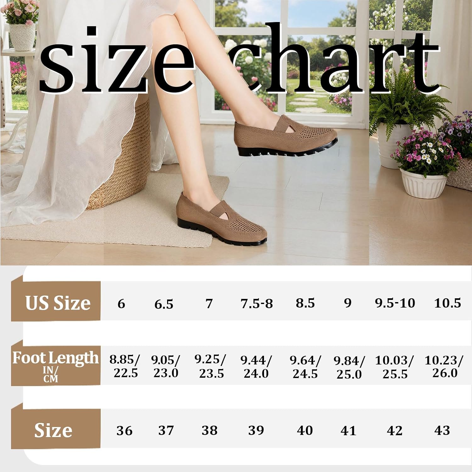 eccbox Knit Flats for Women Round Toe Casual Flat Shoes Soft Comfort Lightweight Walking Office Mary Jane Shoes