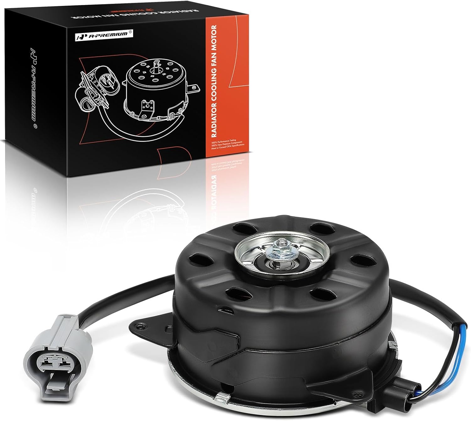 A-Premium Right Radiator Fan Motor Compatible with Lexus ES300h 2013-2018 2.5L