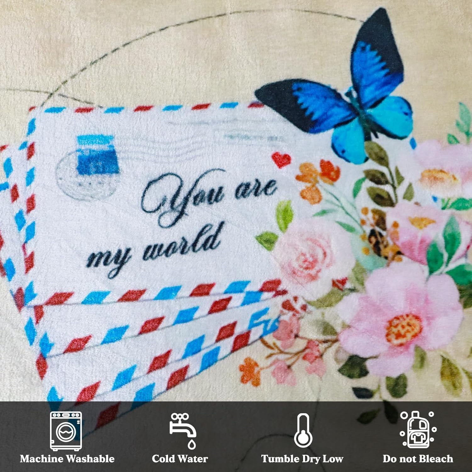 Mother's Day Birthday Gifts for Mom, Anniversary Christmas Birthday Gifts for Mom from Daughter Son, Best Souvenir Ideas Soft Throw Blanket（60 * 80）