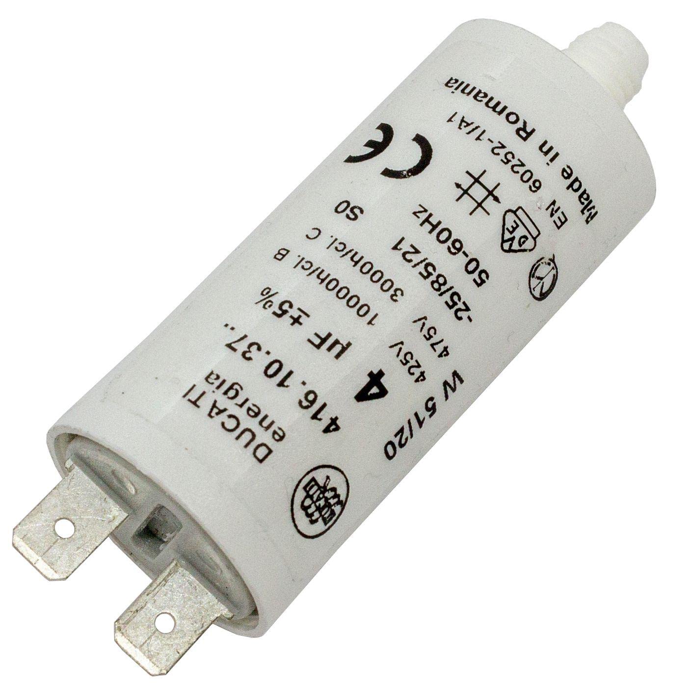 Lumonic Condensador De Arranque Con Cable 25cm I 14µF 450V I