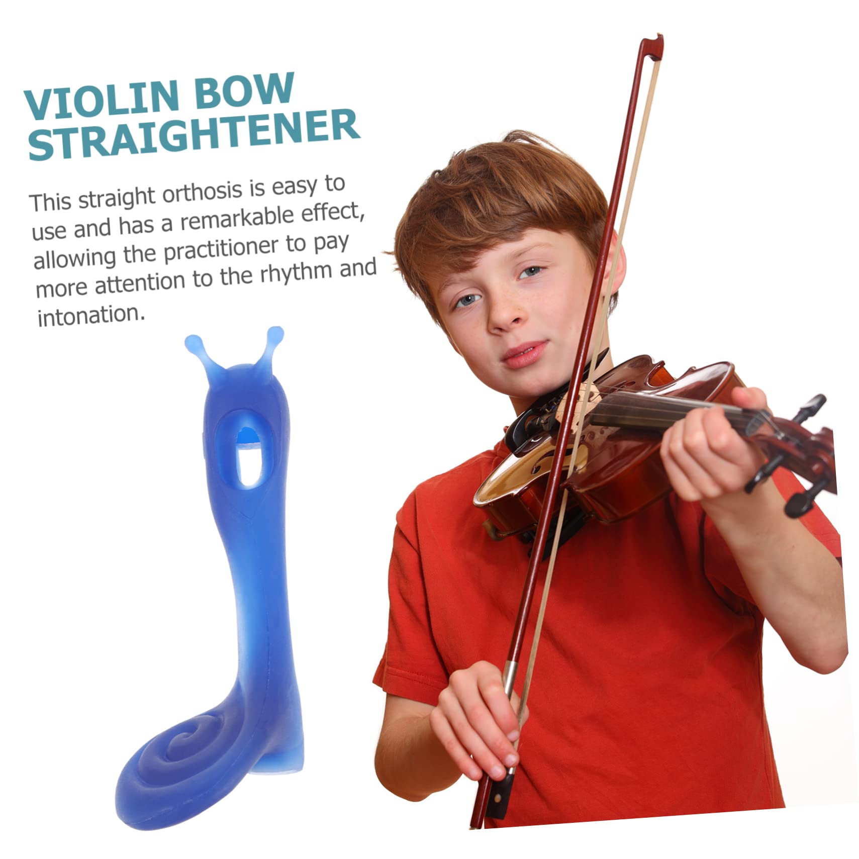 Vaguelly 1Pc Violin Bow Holder Corrector Straighten Adjuster for Lightweight Durable Design for Self Practice Guide for Correct Technique