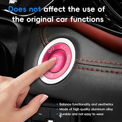 Miniatura 9 de auovo Pomo de volumen para afinación de aire acondicionado, fundas de perilla compatibles con Durango 2021 2022 2023, decoración interior de