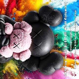 Art Toy Icons 2027-28 Wall Calendar: Inspired by Designer Toys — Includes a Bonus 2026 Year-at-a-Glance Page