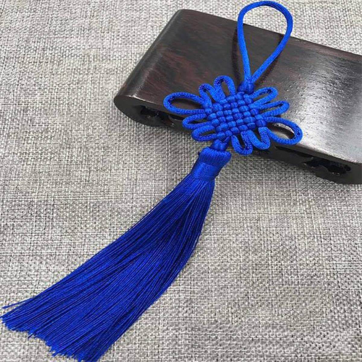 Frange Fleur en Soie de Qualité pour Finition Vêtement 12Pcs