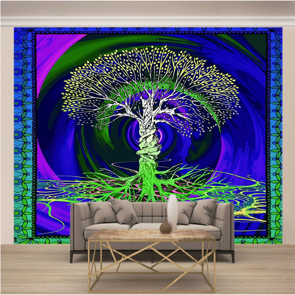 Papier peint 3D arbre moderne pour créer un salon nature et une chambre cosy