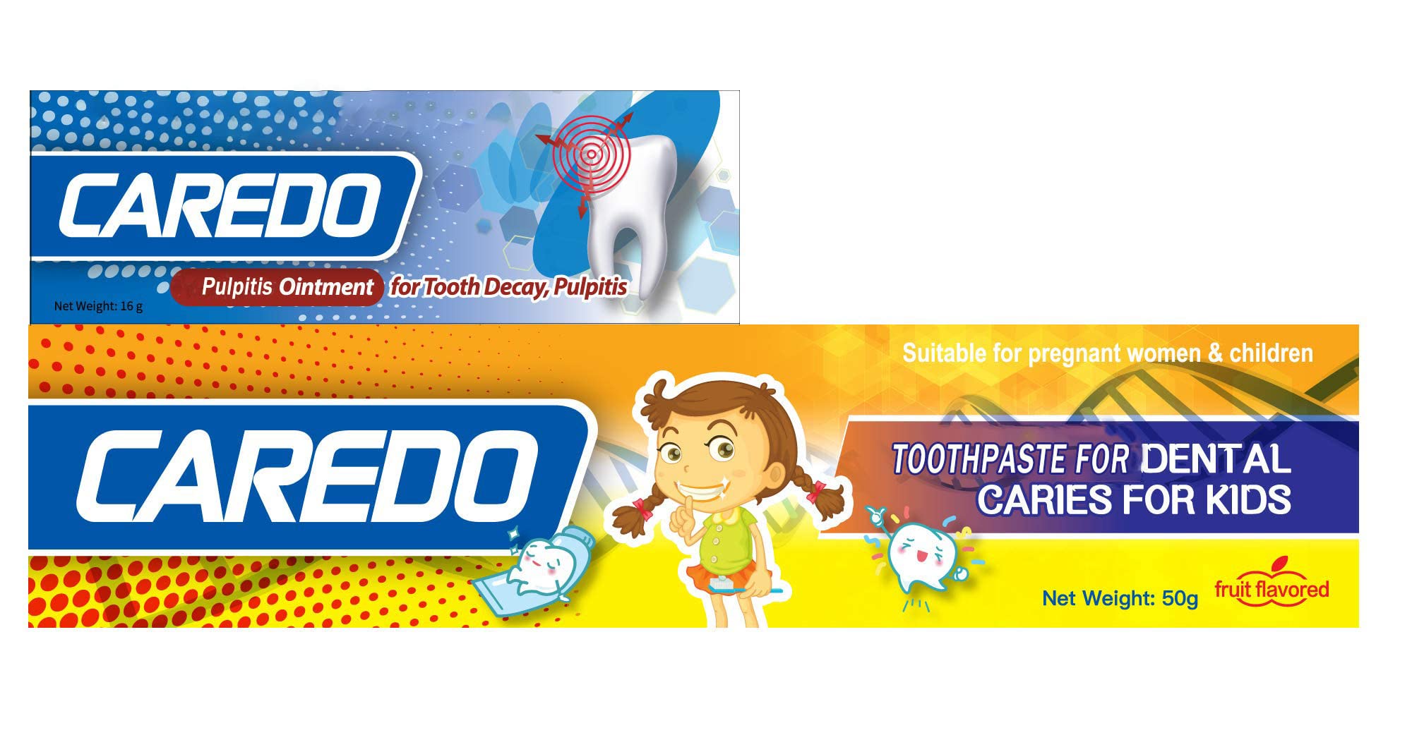 Buy CAREDO Cavity Repair Toothpaste Set for Kids, 16g Pulpitis Ointment
