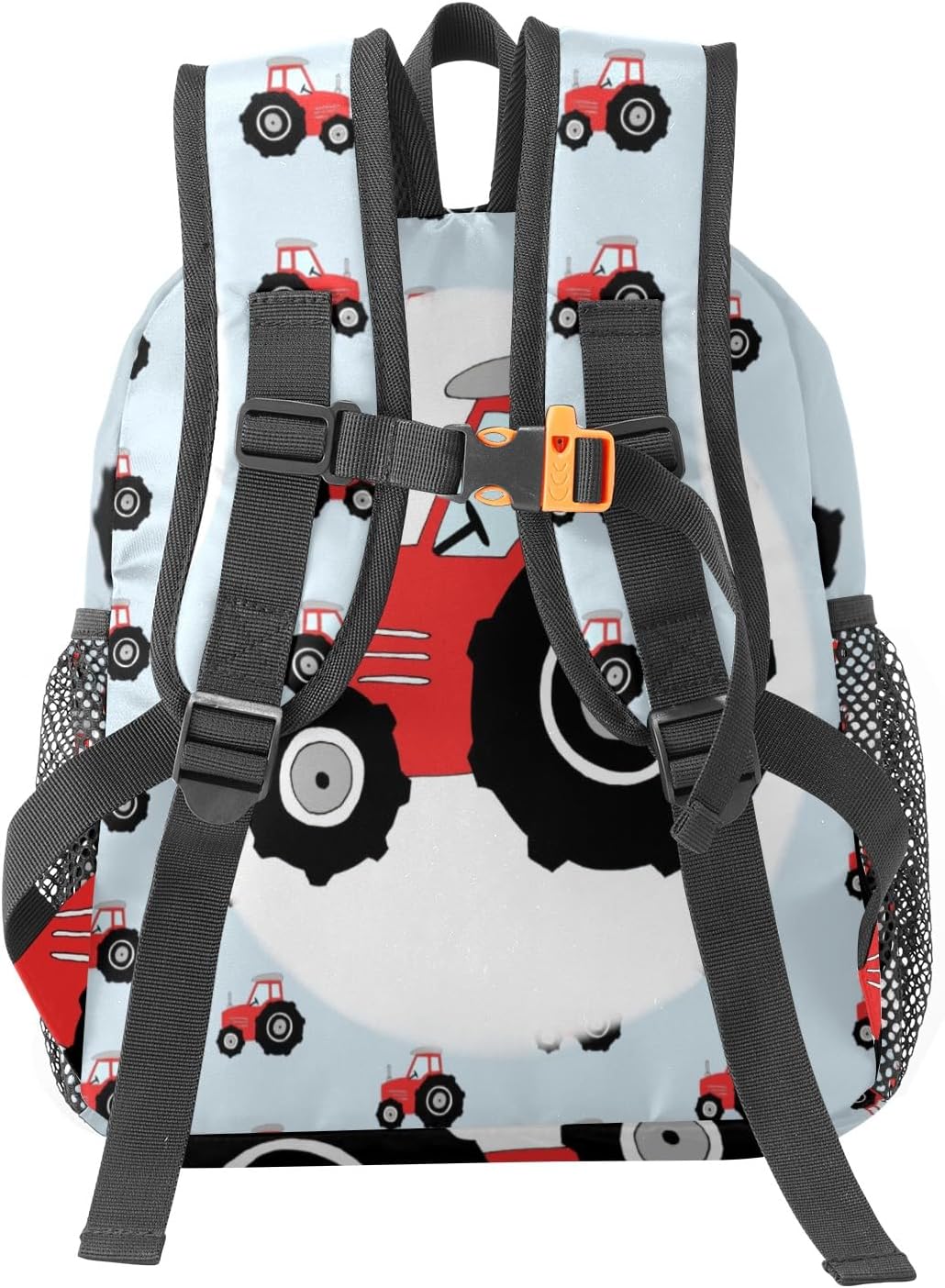 Red Tractor Cars Personalized Kids Mini School Backpack for Boys Girls Toddler Daypack Kindergarten Bookbag