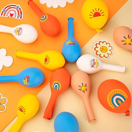 Miniatura 3 de 50 globos de baby shower, globos de baby shower, globos de primer viaje alrededor del sol, globos de baby shower arcoíris para suministros de