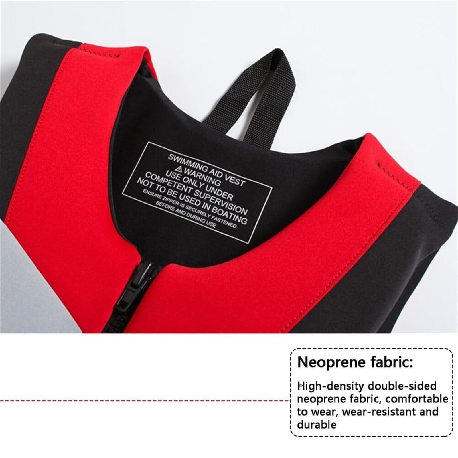 Neopren-Surfjacke mit Beingurten for Kajak-Brandungsangeln