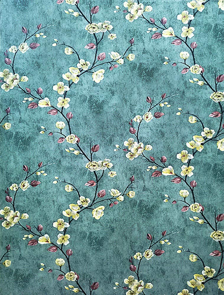 Papier peint autocollant floral vintage Amao pour tiroir 45x248 cm