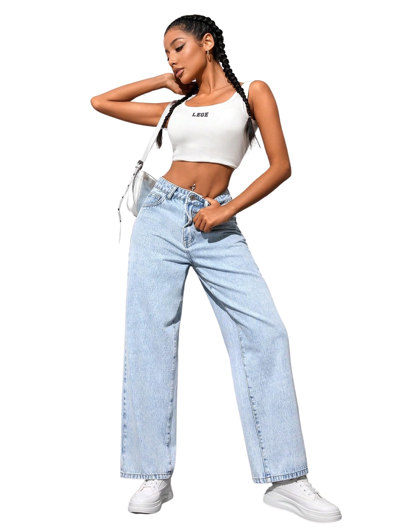 glossia Baggy Jeans for Women || Women Loose Jean Pants || Oversized Jeans for Women's || Wide Leg Jean's for Woman || Casual Jean's for Woman's || Loose Jean,s Pant for Woman (B0DTK95XLR)-picture-36