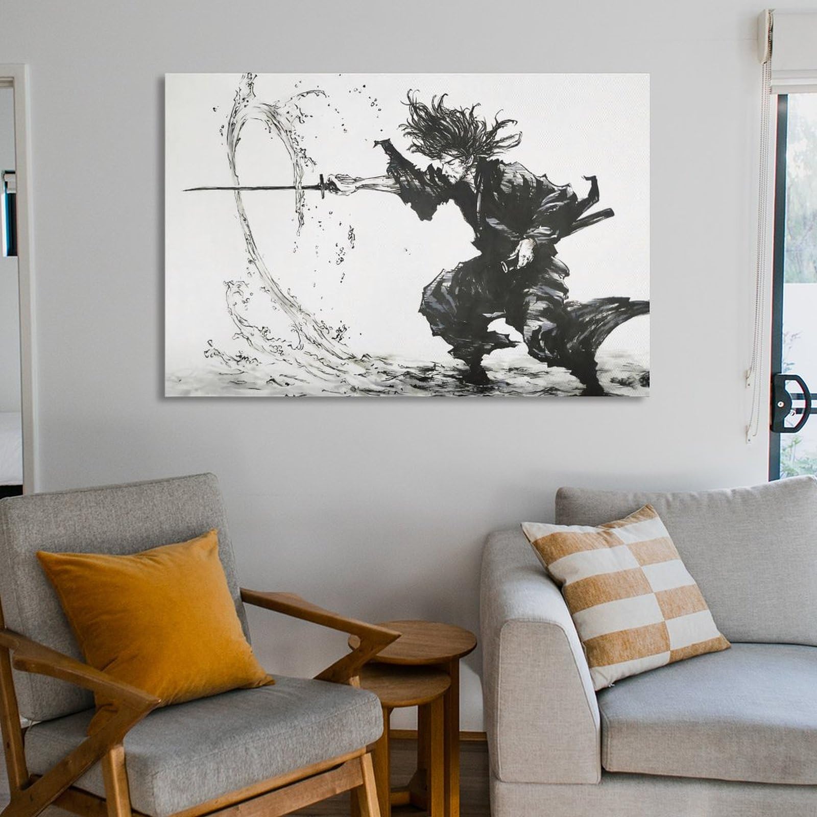 Amazon.co.jp: CZWEN アニメ ポスター 宮本 武蔵 バガボンドアート