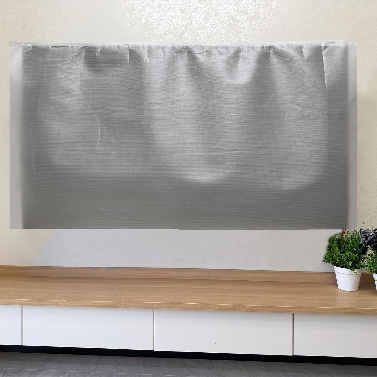 Foam Flat Screen TV Cover Fits Up to 65''W x 36''H, Flat Screen TV Protection During House Moving, Storing, or Home Renovation (1 PACK)