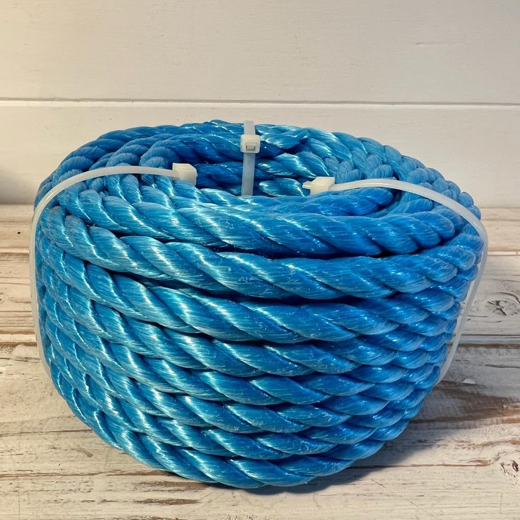 15 metres x 10mm POLYPROPYLENE ROPE | Builder rope | Plumber electrician draw rope |Thick Nylon rope | Easy to tie knots with and easy to cut | Suitable for various tasks.