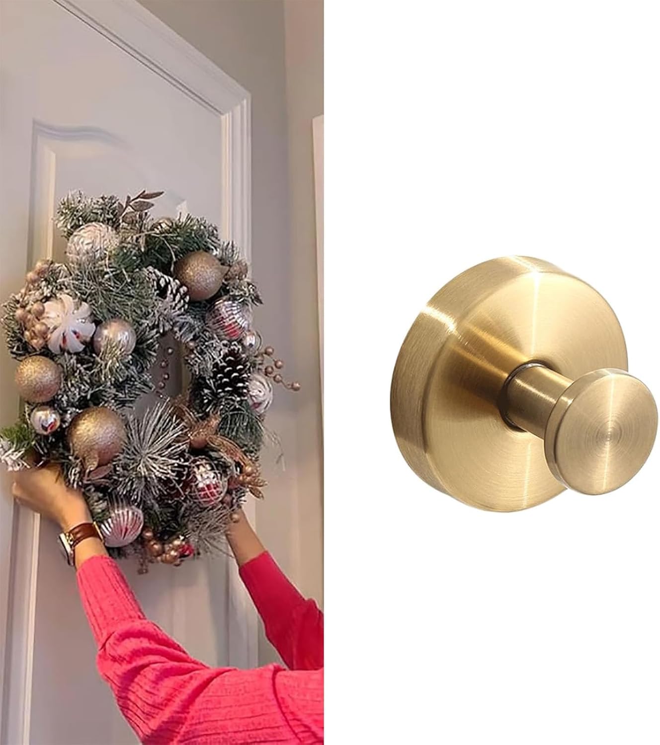 Suction Cup Hooks for Wreaths on Glass, Suction Cup Wreath