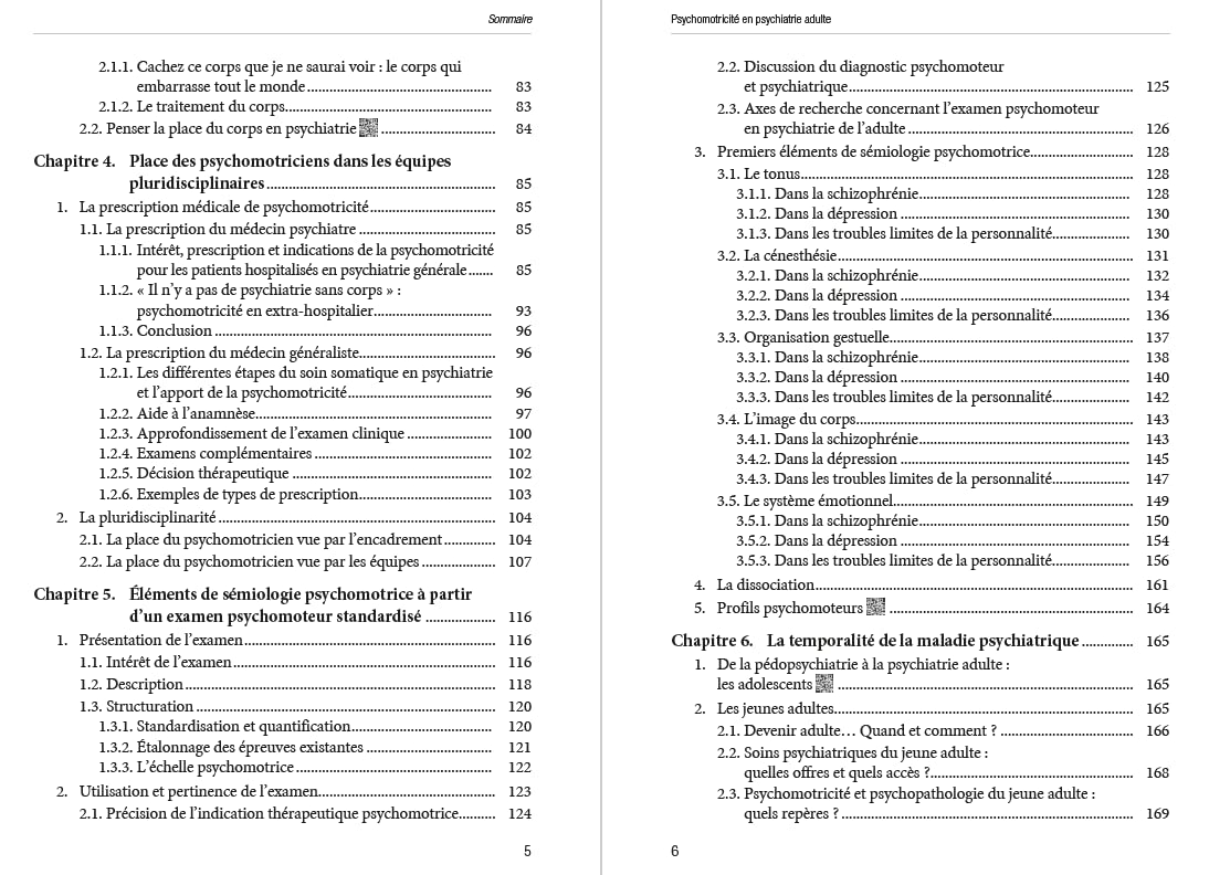Psychomotricité en psychiatrie adulte