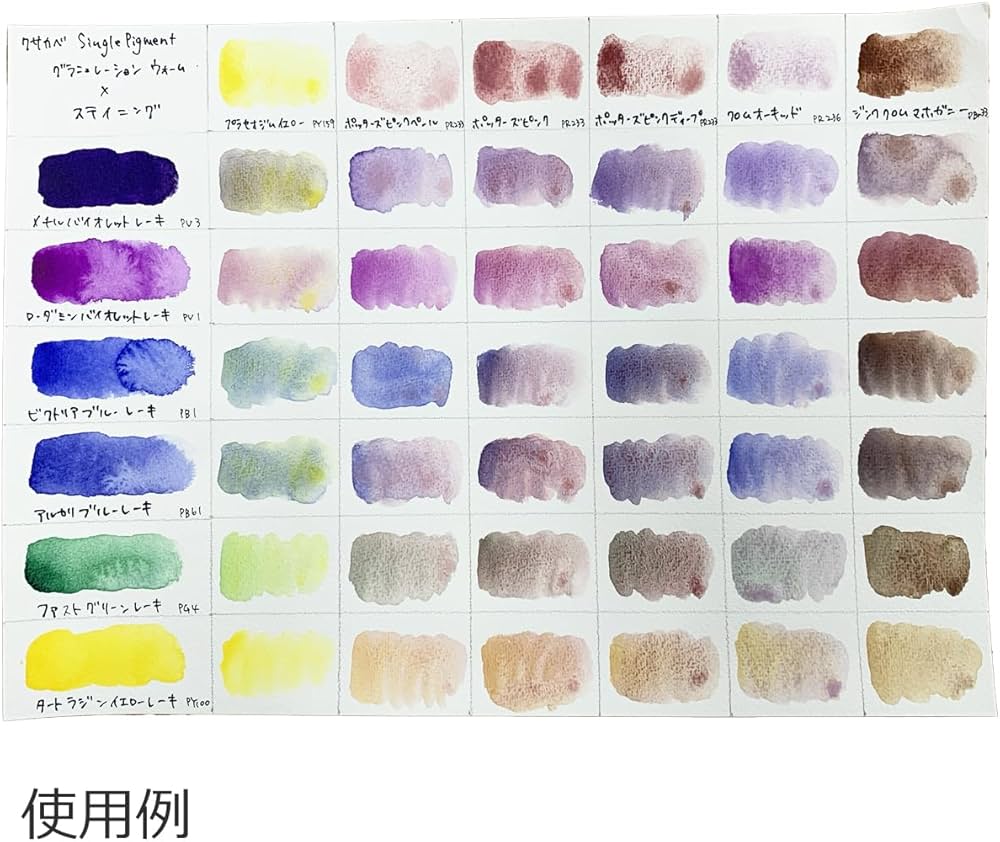 クサカベ シングルピグメント 透明水彩絵具 18本 71fPDVEdNTL._AC_UF1000,