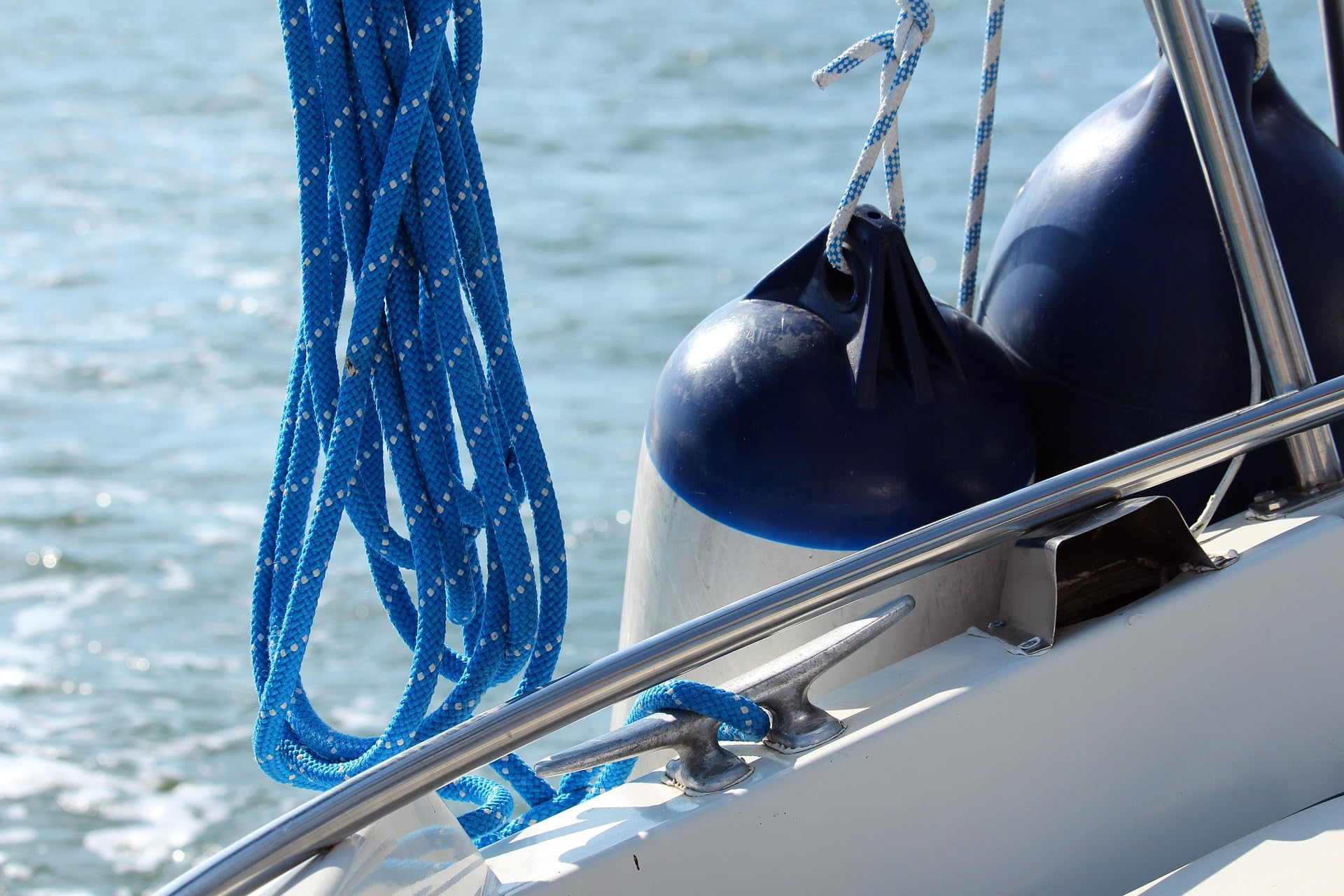 Abio Corde en polypropylène de 16 mm, 20 m, Bleu - Corde pour l'extérieur pour l'agriculture, l'expédition, la construction, le transport, la pêche, les sports nautiques, le camping