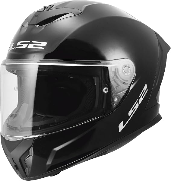 LS2, Integral Motorcycle Helmet RAPID III Solid Gloss Black - 2
