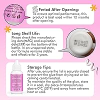 Vista 4 de Dolahair Pegamento de encaje Extreme Hold para pelucas, impermeable, unión invisible, 1.3 onzas